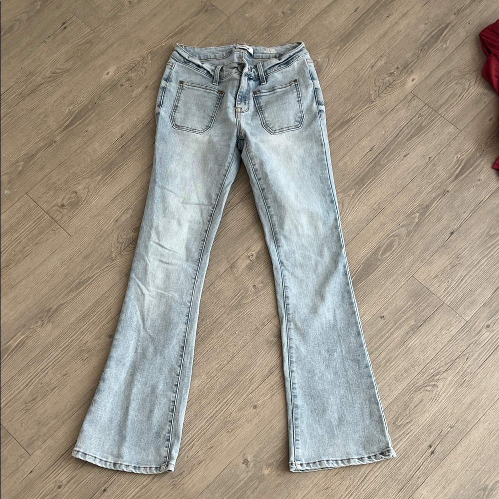 Kensie Light Blue Flare Jeans
